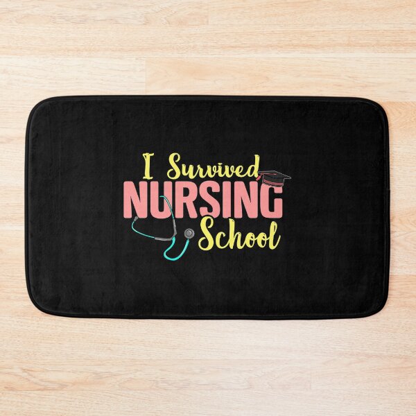 Item preview, Cute I Survived Nursing School RN Nurse Graduation designed and sold by perfectpresents.