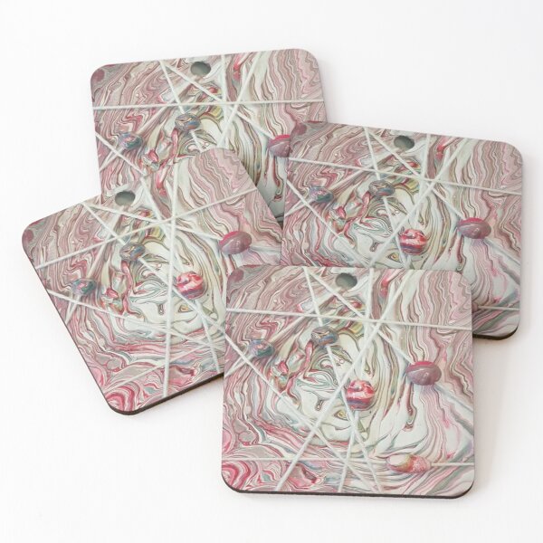 Item preview, Fantastic colors and patterns, poured paint, reused material designed and sold by Diana Evensen.
