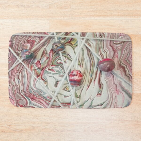 Item preview, Fantastic colors and patterns, poured paint, reused material designed and sold by Diana Evensen.