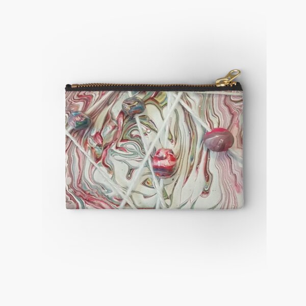 Item preview, Fantastic colors and patterns, poured paint, reused material designed and sold by Diana Evensen.