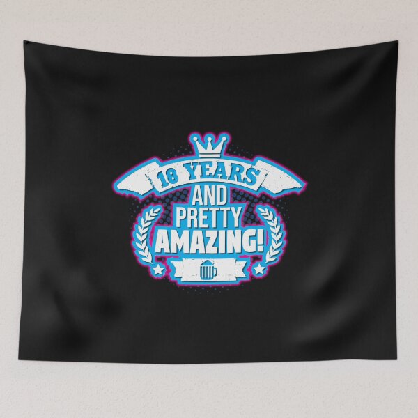 Item preview, 18 and pretty amazing! designed and sold by Cutebutfunny.