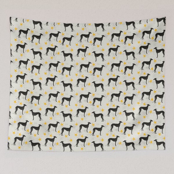 Item preview, lino cut greyhounds designed and sold by lobitos.