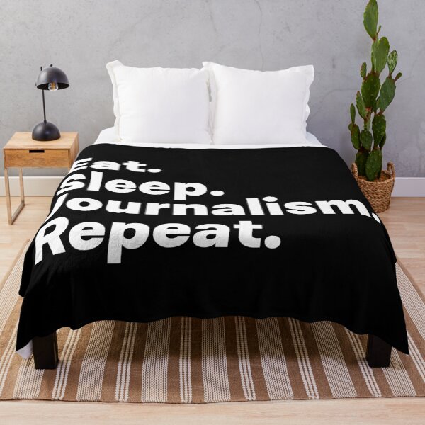 Item preview, Eat Sleep Journalism Repeat designed and sold by teesaurus.