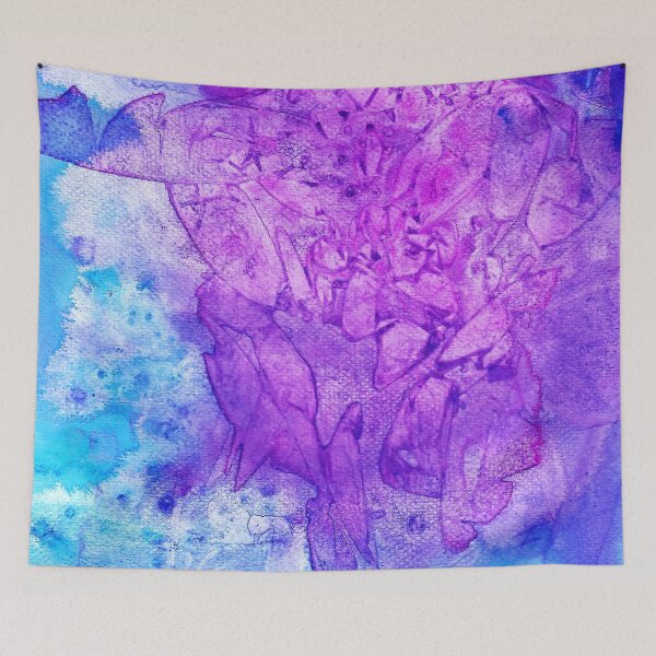 Item preview, Stained Glass Effect Purple and Turquoise designed and sold by Niina  Niskanen.