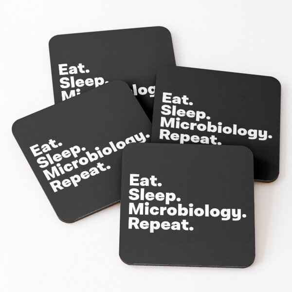 Item preview, Eat Sleep Microbiology Repeat designed and sold by teesaurus.