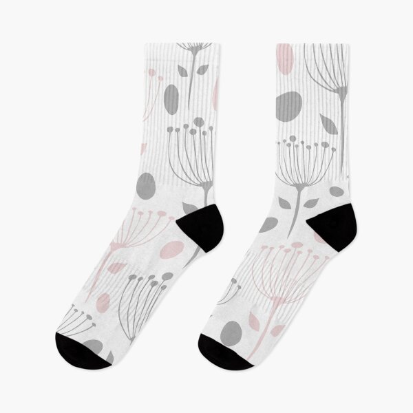 Item preview, Pretty Girls Floral Pattern, Pink, Gray and White designed and sold by meggydesigns.