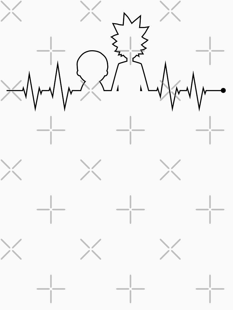 Rick and Morty Heartbeat by cartoonice