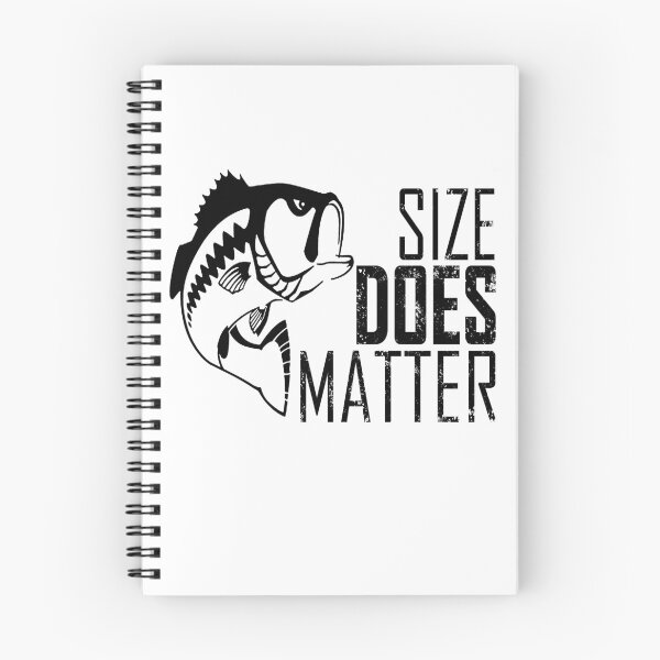 Item preview, Size Does Matter - Funny Christmas And Birthday Fishing Gift Ideas designed and sold by ASClothDesign.