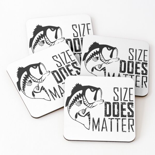 Item preview, Size Does Matter - Funny Christmas And Birthday Fishing Gift Ideas designed and sold by ASClothDesign.