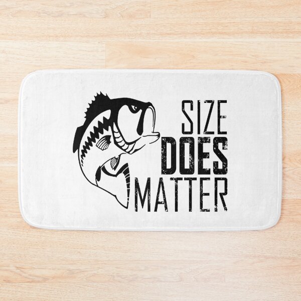 Item preview, Size Does Matter - Funny Christmas And Birthday Fishing Gift Ideas designed and sold by ASClothDesign.
