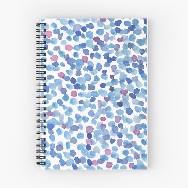Item preview, Blue and Purple Watercolor Dots  designed and sold by Niina  Niskanen.
