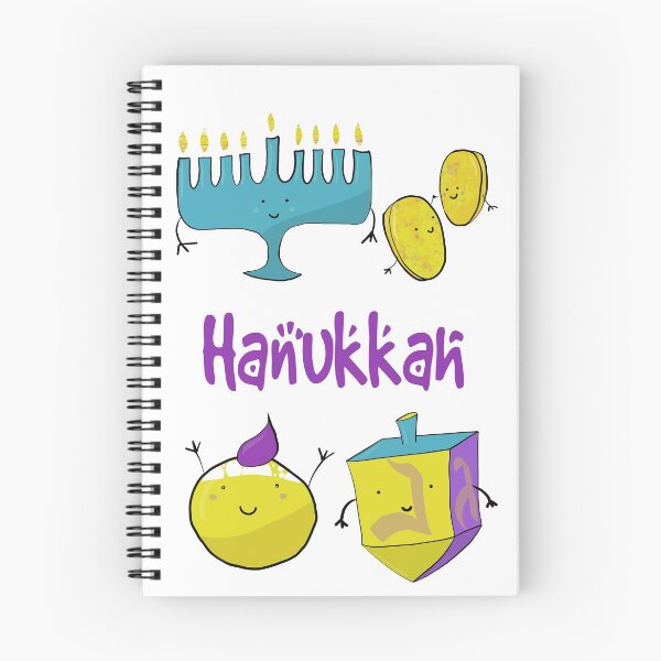 Item preview, Hanukkah cartoon funny characters designed and sold by MintSniffArt.