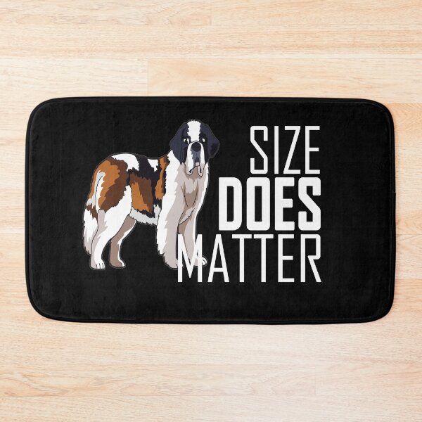 Item preview, Size Does Matter - Funny Christmas And Birthday Gift Ideas for Dog Lovers (White Font) designed and sold by ASClothDesign.