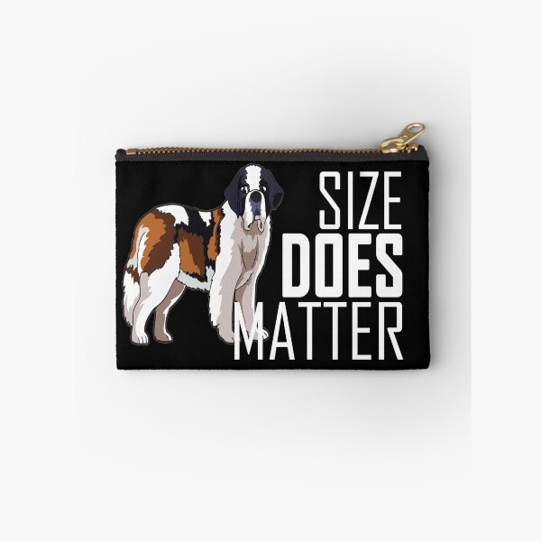 Item preview, Size Does Matter - Funny Christmas And Birthday Gift Ideas for Dog Lovers (White Font) designed and sold by ASClothDesign.