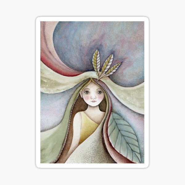 sweet fairy of the forest Sticker
