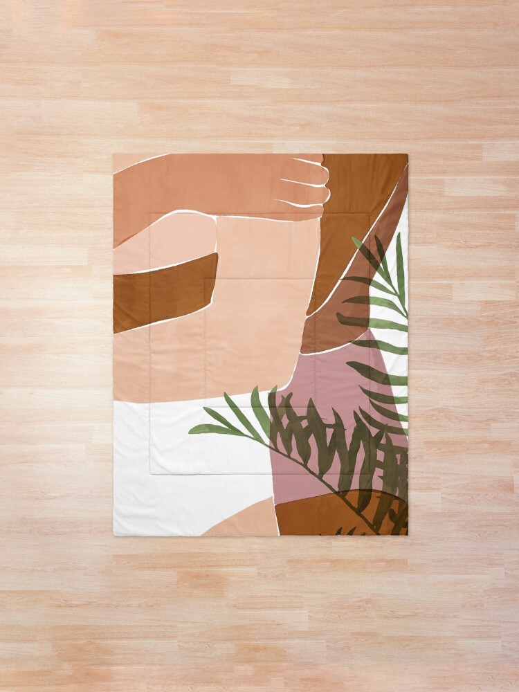 Alternate view of Soul To Soul #painting #illustration Comforter