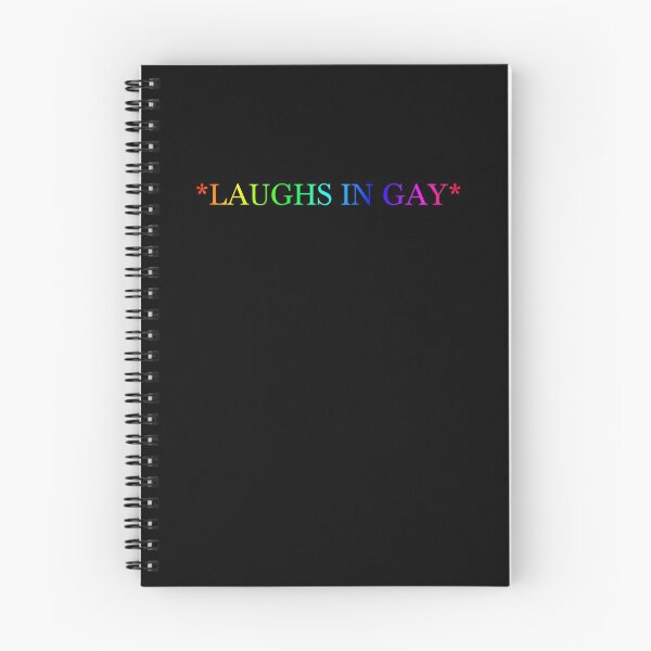 Item preview, *laughs in gay* - gay sticker / hoody / notebook designed and sold by favoritefandom.