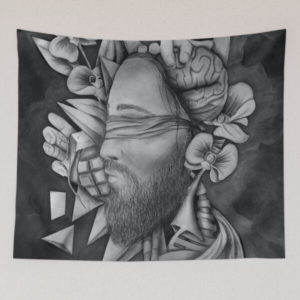 Item preview, Chaotic Disorders ONE - Black & White designed and sold by studioace.