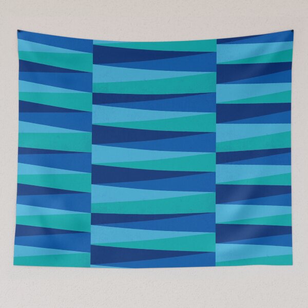 Item preview, Blue Sea Stripes designed and sold by Pia Kolle.