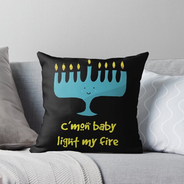 Item preview, Hanukkah cartoon funny character Hanukkah Menora Hannukiyah designed and sold by MintSniffArt.