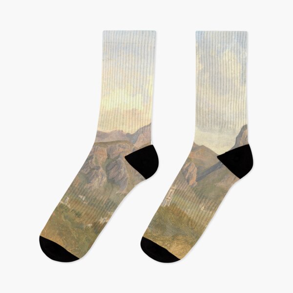 Item preview, View of Monte Sant'Angelo from the Villa Auriemma near Sorrento - August Lucas  designed and sold by APRG.