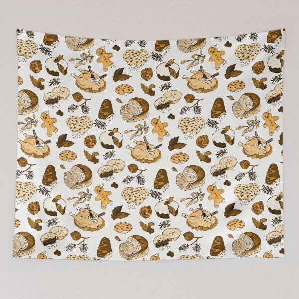 Item preview, Festive Foods in Chocolate Hues designed and sold by Perrin Le Feuvre.
