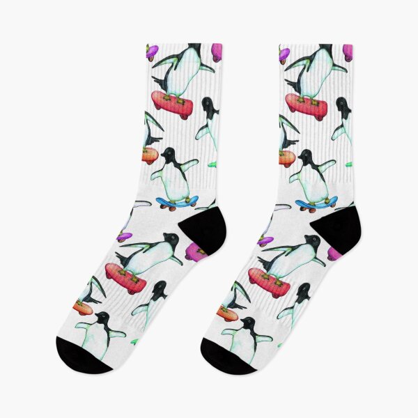 Item preview, Happy Wheels - Penguins on Skate Boards designed and sold by Perrin Le Feuvre.
