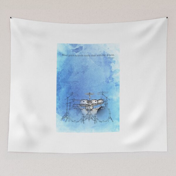Item preview, Drums drummers music quote designed and sold by drawspots.