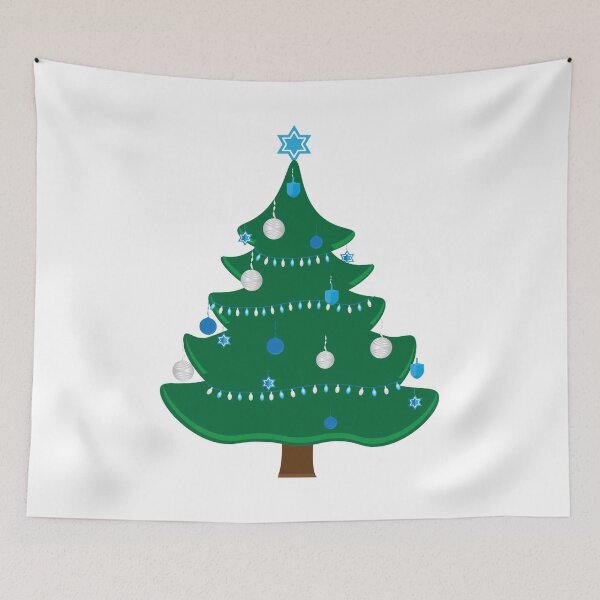 Item preview, Decorated Jewish Hanukkah Christmas tree designed and sold by sigdesign.