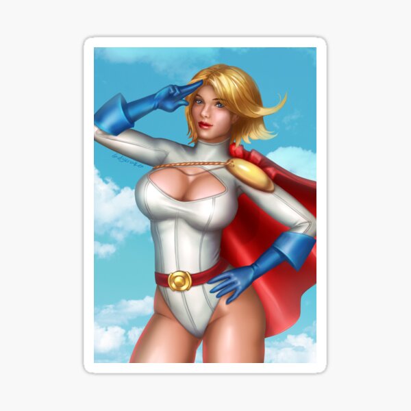 Superhero Salute Sticker