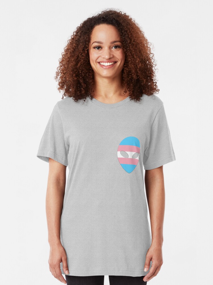 Alternate view of Transgender Alien Slim Fit T-Shirt
