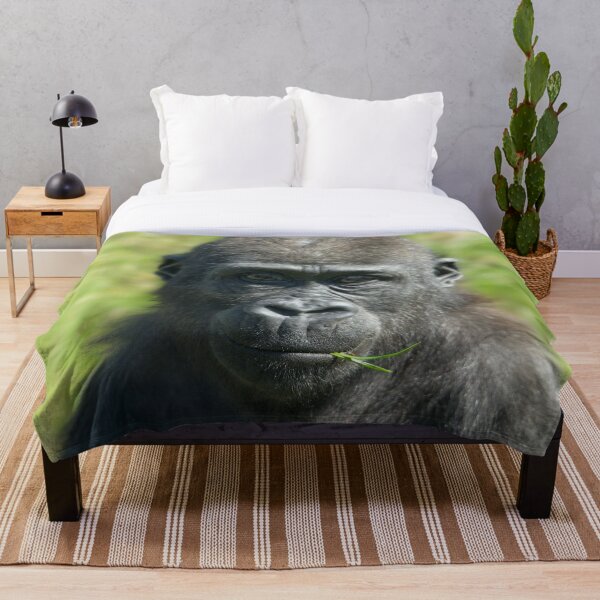 Item preview, Gorila Baby Shufai Con Un Pedazo De Hierba designed and sold by rawshutterbug.