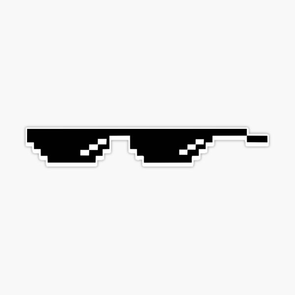 Thug Life Deal With It 8 bit glasses