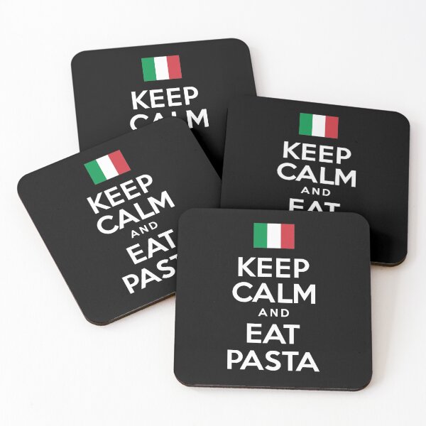 Item preview, Keep Calm And Eat Pasta Flag Of Italy designed and sold by jaycartoonist.