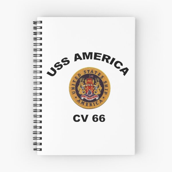 Item preview, USS America (CVA/CV-66) Crest designed and sold by Nikki SpaceStuffPlus.