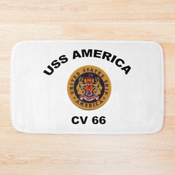 Item preview, USS America (CVA/CV-66) Crest designed and sold by Nikki SpaceStuffPlus.