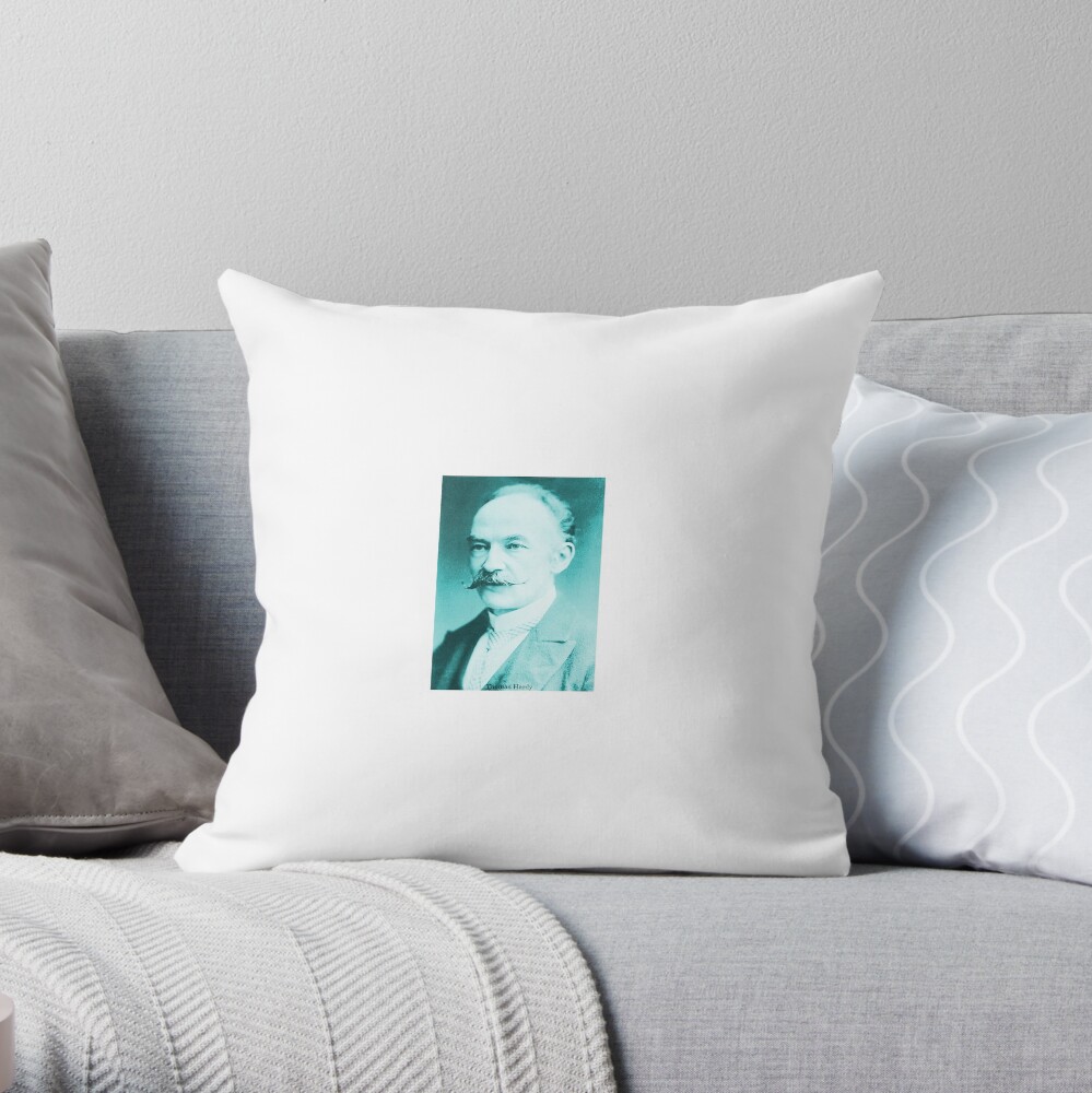 Thomas Hardy, English novelist and poet. Throw Pillow