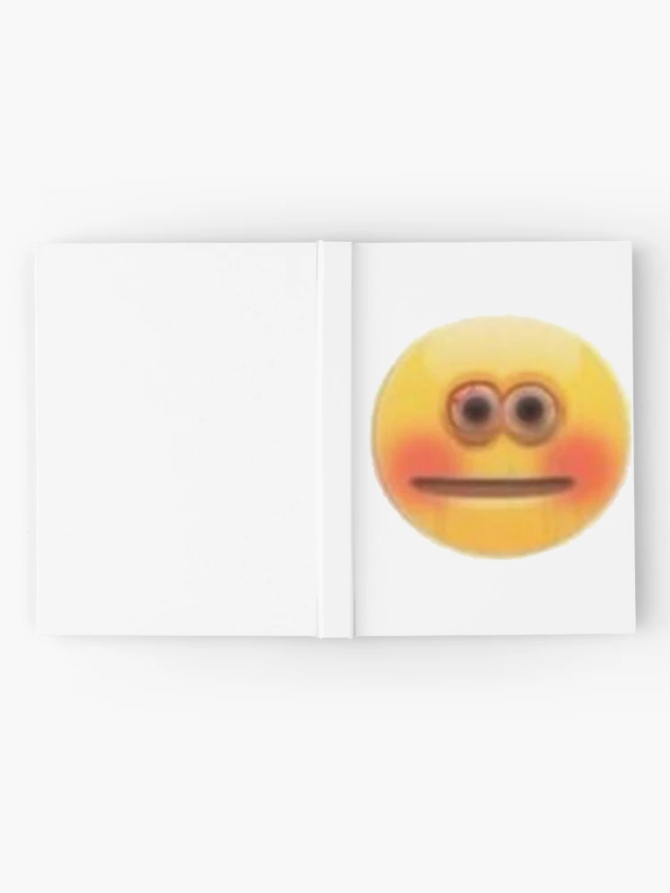 Cursed Stressed Blushing Emoji Greeting Card for Sale by Goath