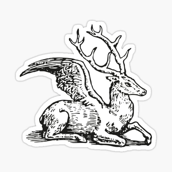 Artikel-Vorschau von Hirsch der Flucht, designt und verkauft von TheWhiteBear.