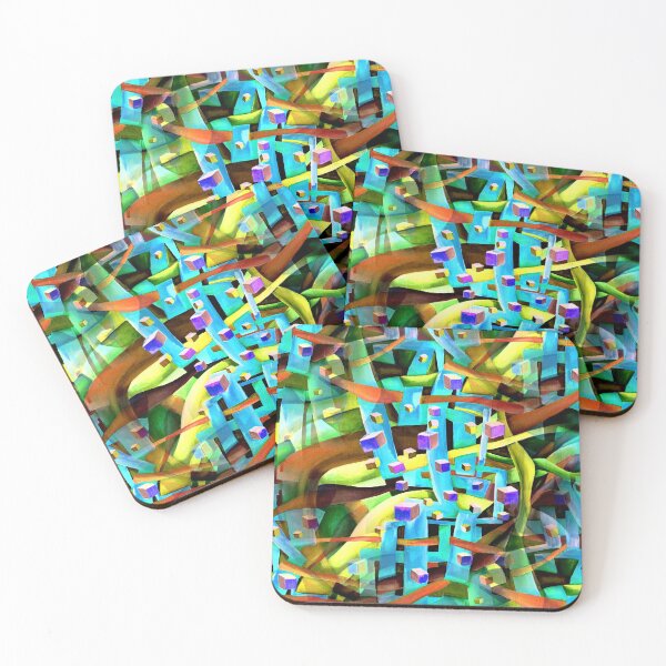 Item preview, Abstract Contemporary Vivid Artwork in Pop Surrealism Style designed and sold by Nisuris.