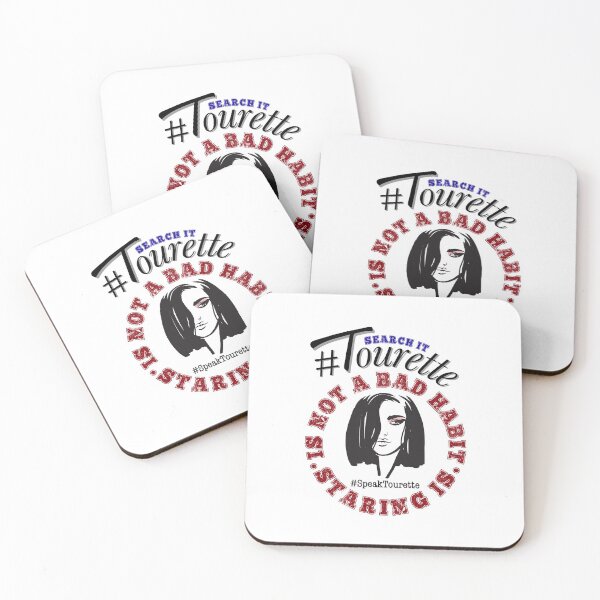 Item preview, #Tourettes - It’s Not A Bad Habit, Staring Is , Tourette Syndrome Awareness  designed and sold by MJDezigns.