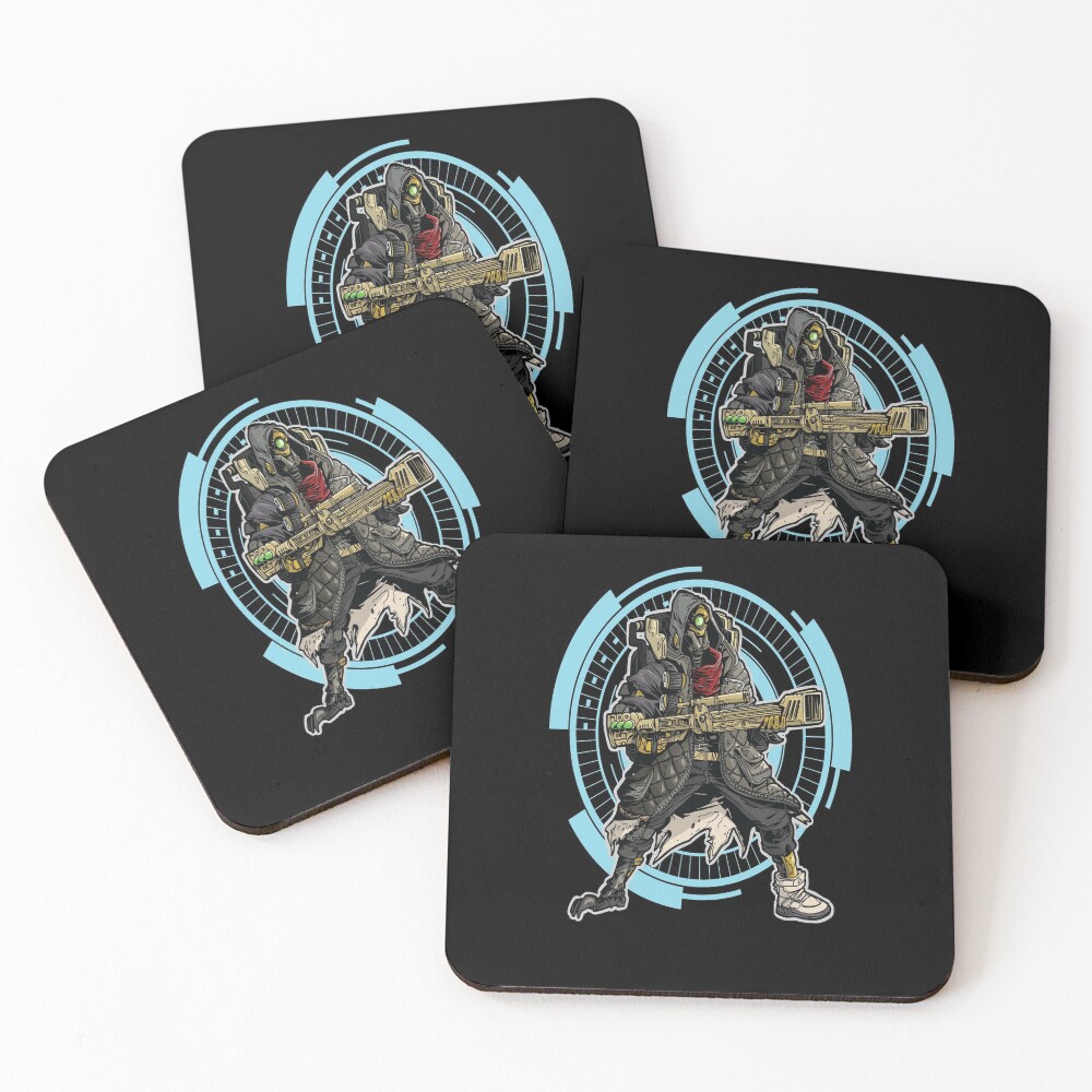 FL4K The Beastmaster Borderlands 3 Rakk Attack! Coasters (Set of 4)