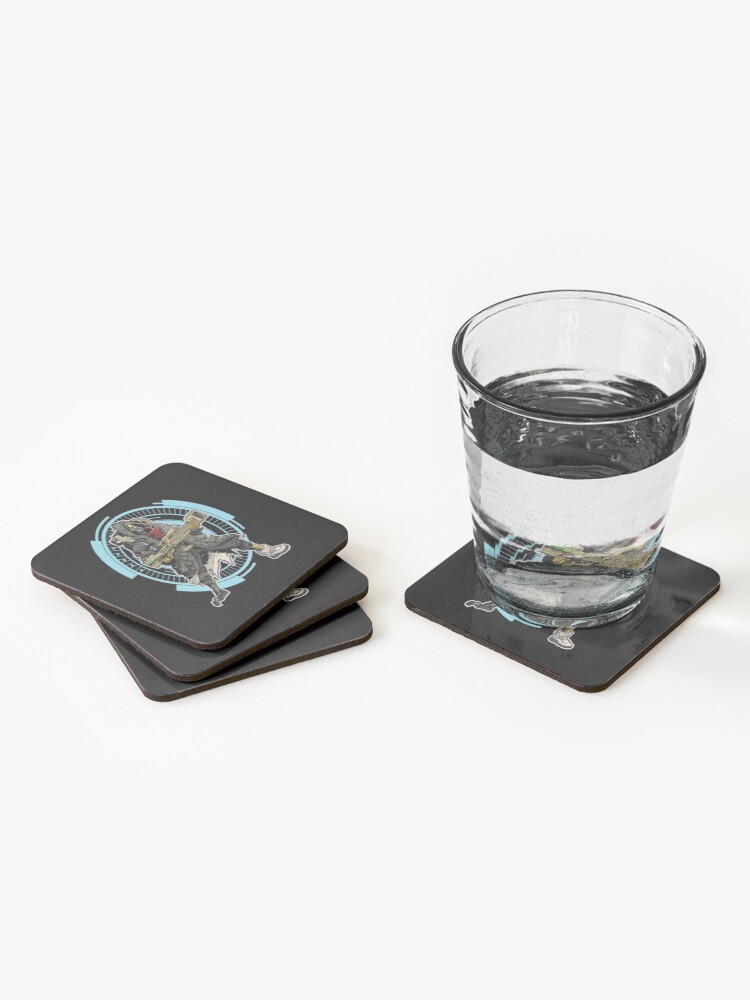 Alternate view of FL4K The Beastmaster Borderlands 3 Rakk Attack! Coasters (Set of 4)