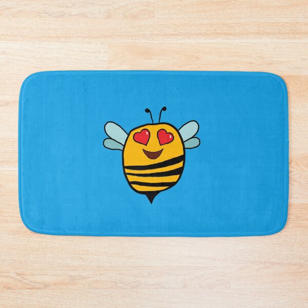 Item preview, BEEmoji Smiling Face With Heart Eyes Emoji Bee Character | Emobees designed and sold by JDMHoney.