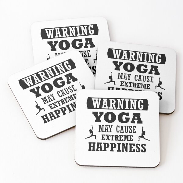 Item preview,  Yoga causes Happiness I Funny sayings for yogis yoga teacher T-shirt designed and sold by surfingfun.
