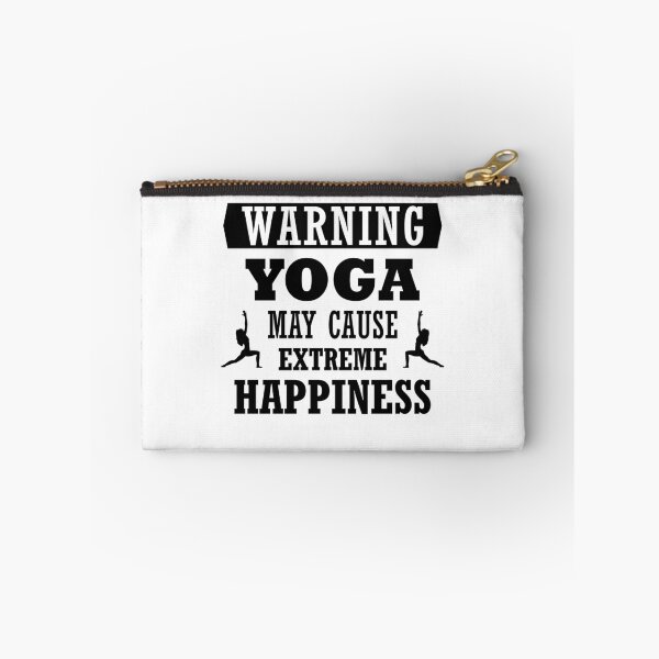 Item preview,  Yoga causes Happiness I Funny sayings for yogis yoga teacher T-shirt designed and sold by surfingfun.