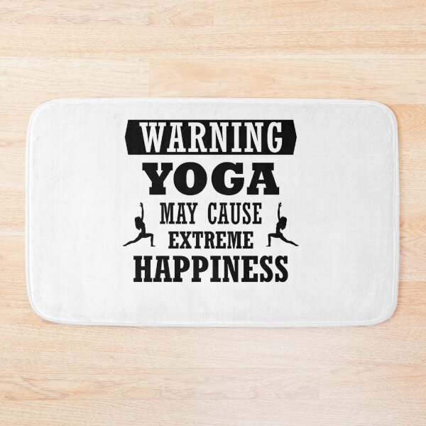 Item preview,  Yoga causes Happiness I Funny sayings for yogis yoga teacher T-shirt designed and sold by surfingfun.