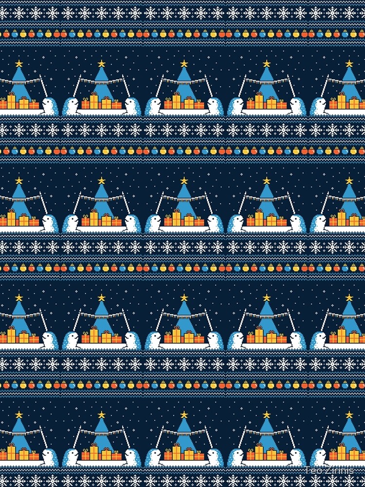 Christmas Narwhals by theodorezirinis