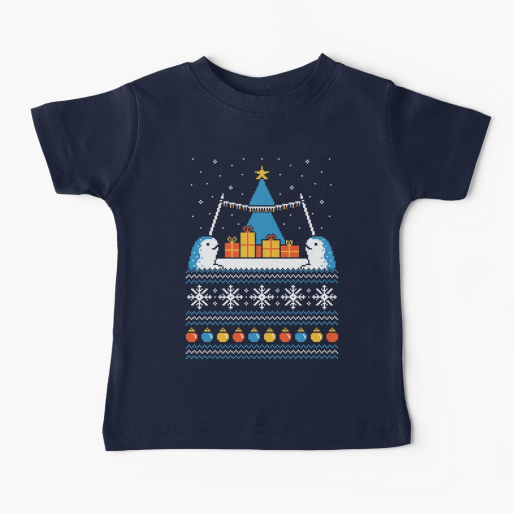 Christmas Narwhals Baby T-Shirt
