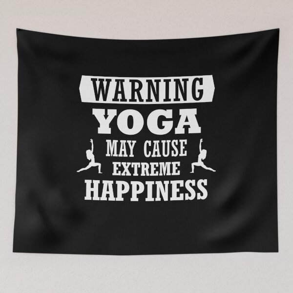Item preview, Yoga causes Happiness I Funny sayings for yogis yoga teacher T-shirt designed and sold by surfingfun.